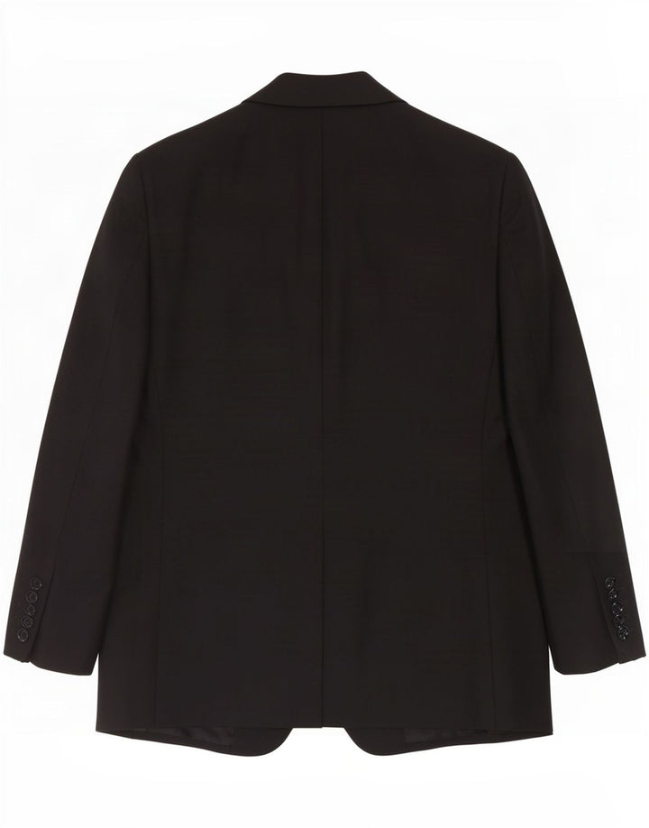 Trussardi muška jakna sa 2 gumba IT 52 XL crna vuna