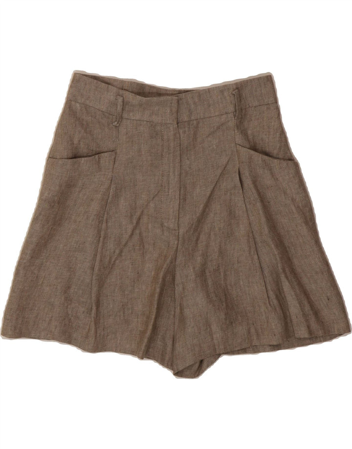 MASSIMO DUTTI Womens Casual Shorts EU 40 Medium W30 Grey Viscose Vintage Massimo Dutti and Second-Hand Massimo Dutti from Messina Hembry 
