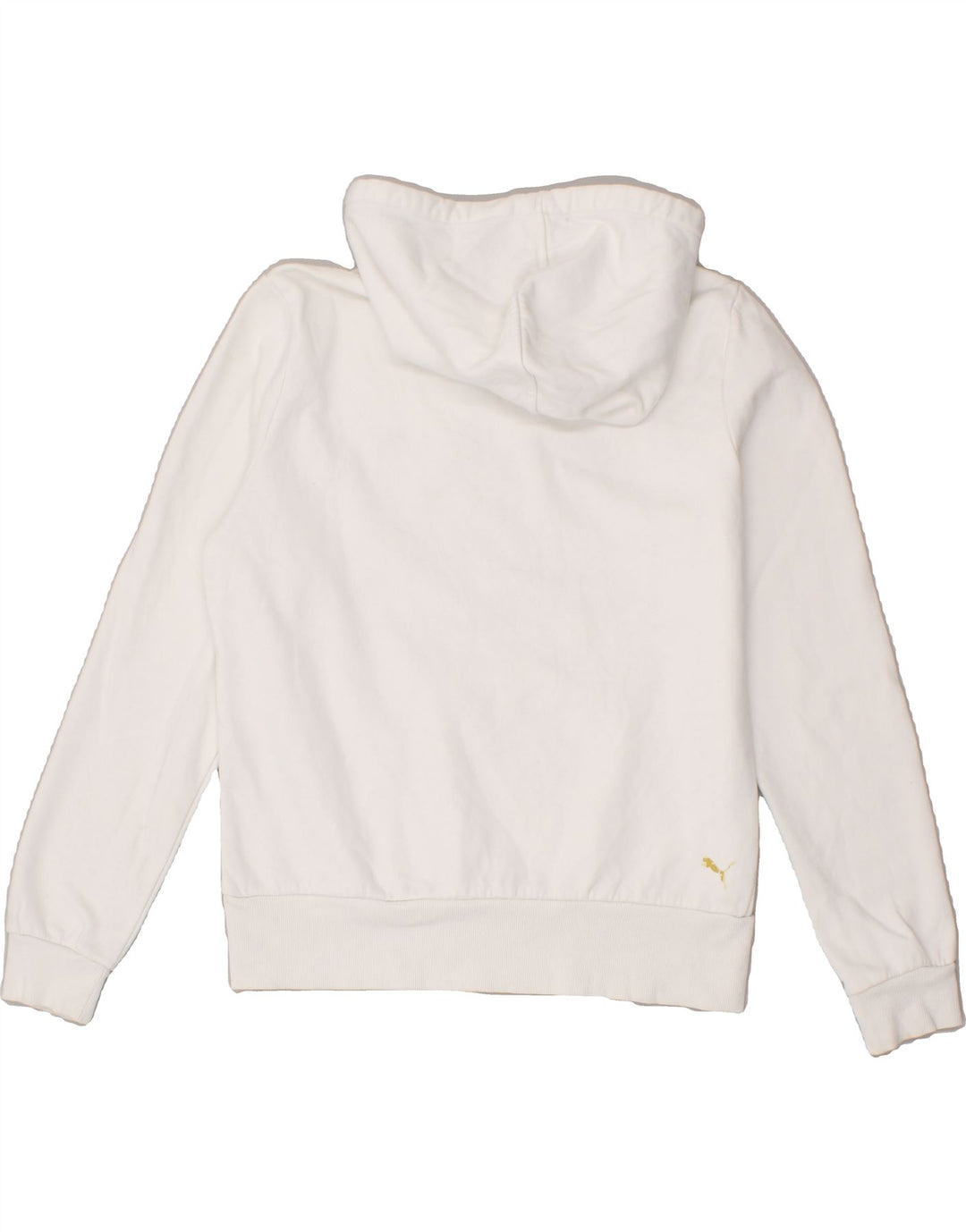 PUMA Womens Hoodie Jumper UK 14 Large White Vintage Puma and Second-Hand Puma from Messina Hembry 