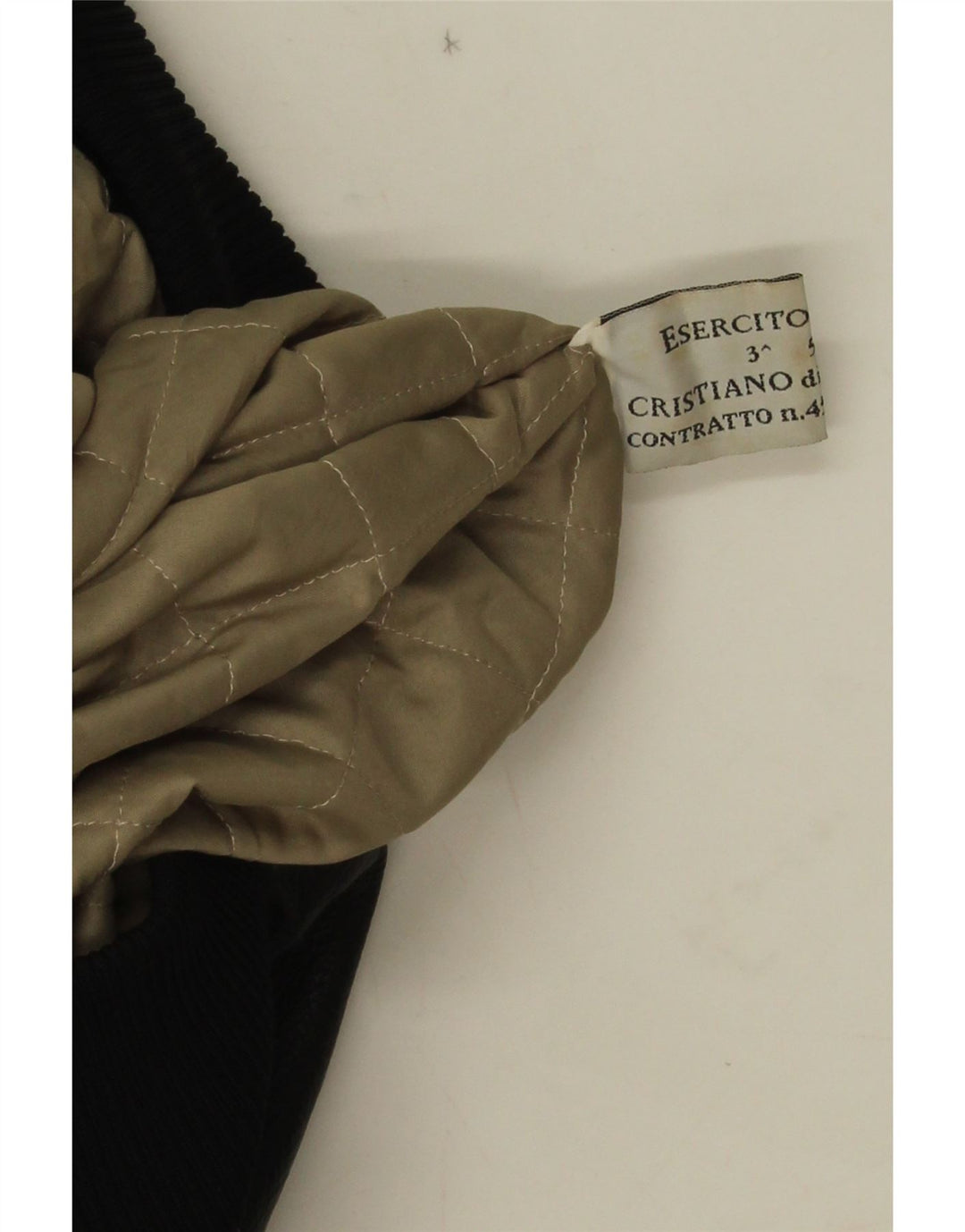 Esercito muška vojna kožna jakna IT 52/54 XL crna koža