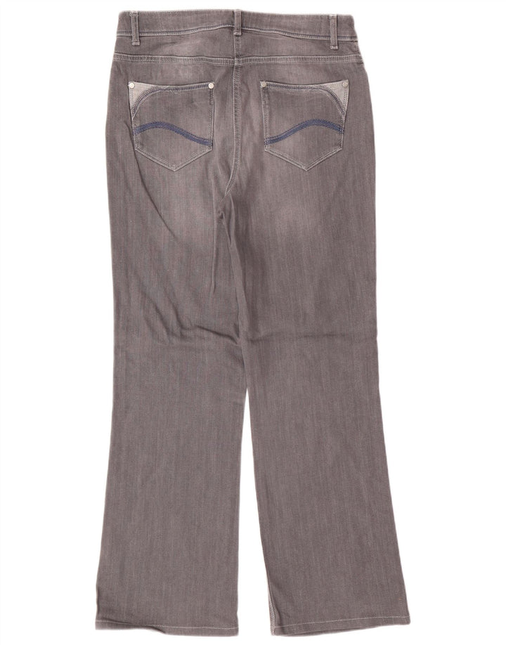 PER UNA Ženske traperice Roma Bootcut UK 12 srednje W30 L28 sivi pamuk
