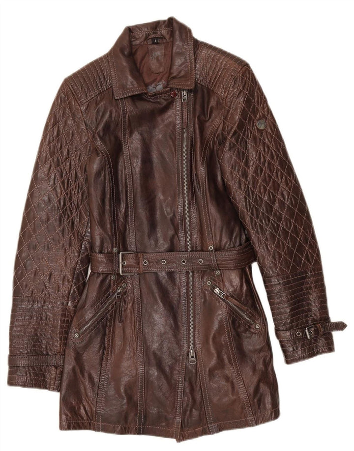 Gipsy ženski kožni kaput UK 10 Small Brown