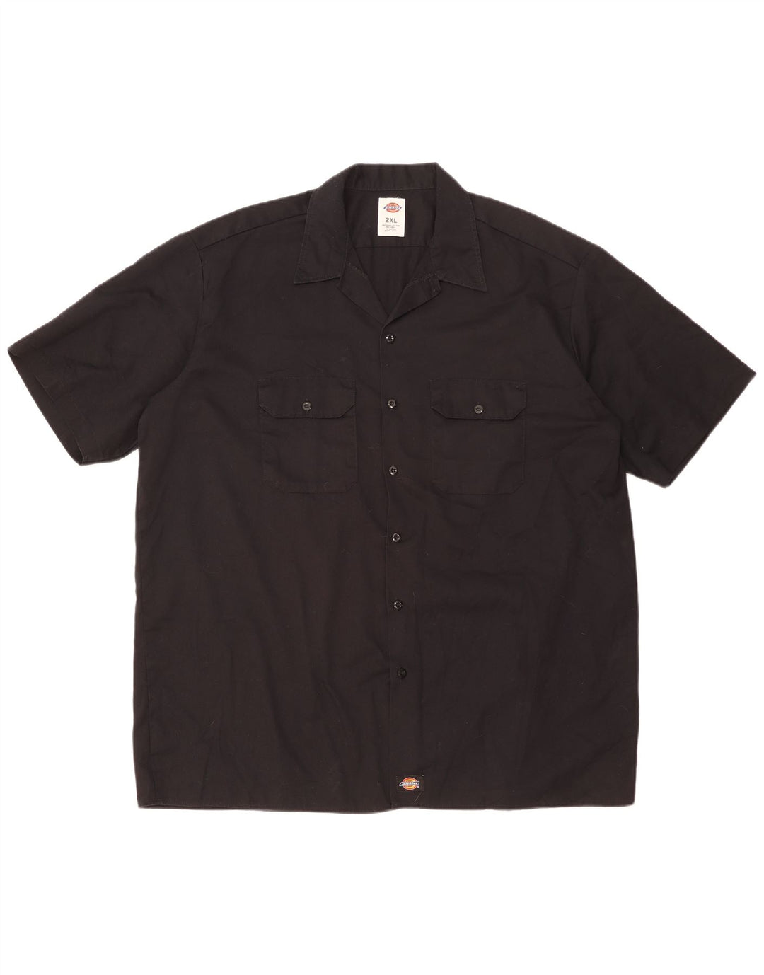 DICKIES muška košulja kratkih rukava 2XL crni poliester