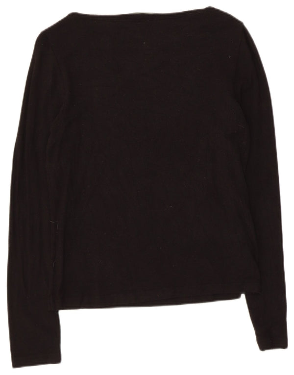 Ralph Lauren Ženska majica Petite dugih rukava UK 8 Small Black Rayon