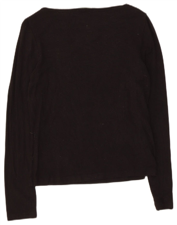 Ralph Lauren Ženska majica Petite dugih rukava UK 8 Small Black Rayon