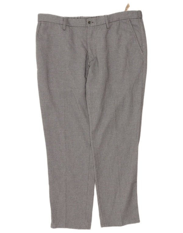 Massimo Dutti muške chino hlače EU 48 XL W38 L29 sive riblja kost