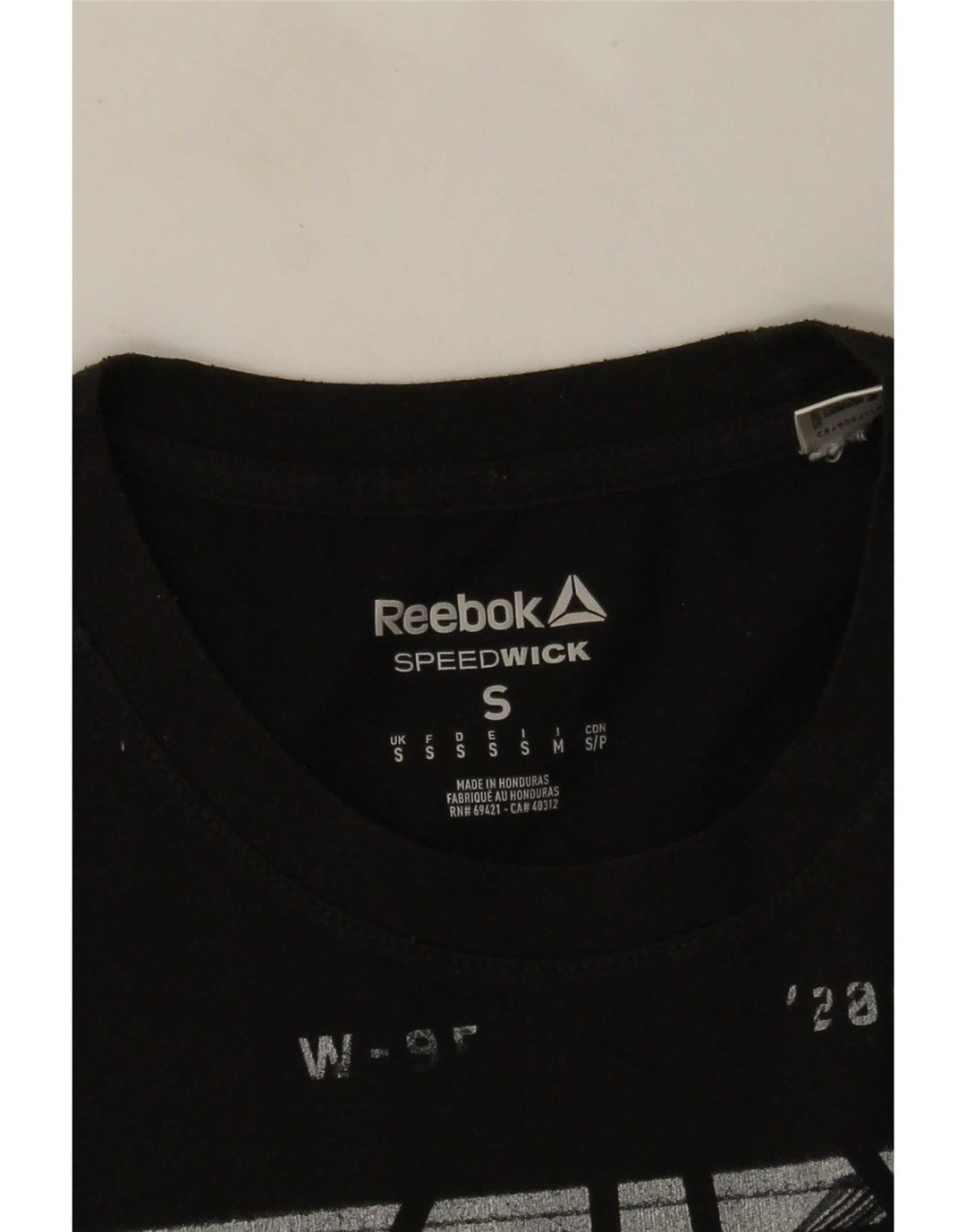 Reebok muška majica s grafičkim motivima, mala crna