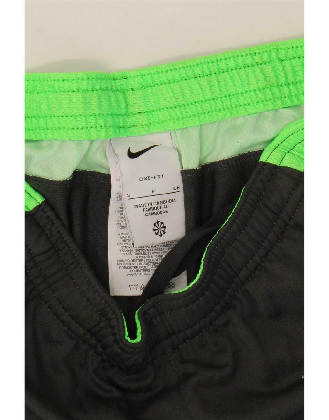 Nike muške Dri Fit hlače za trenirku male sive boje od poliestera