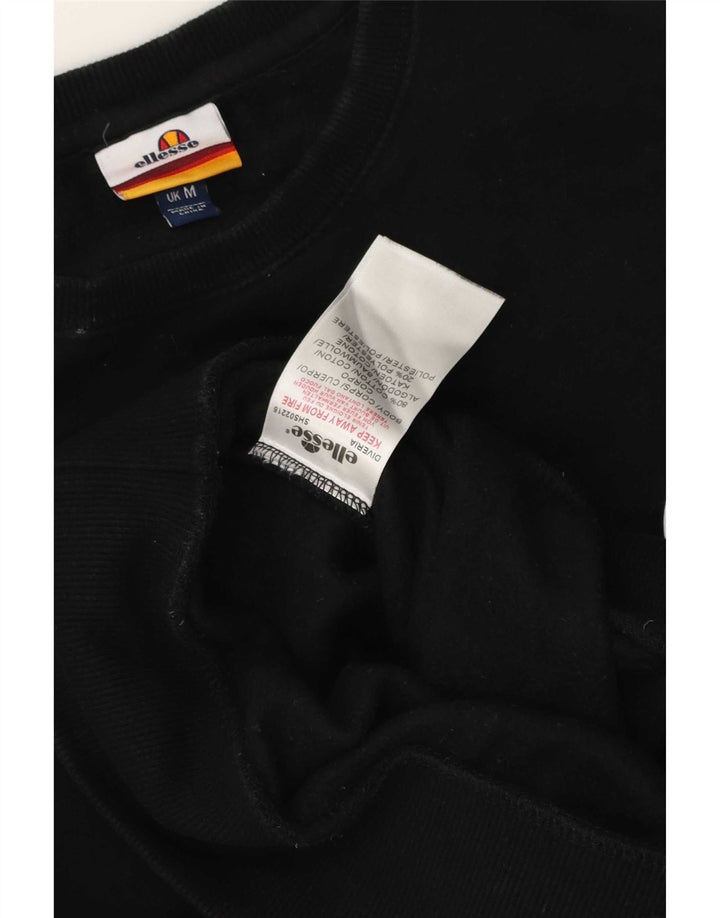 Ellesse muška majica srednje veličine, crni pamuk