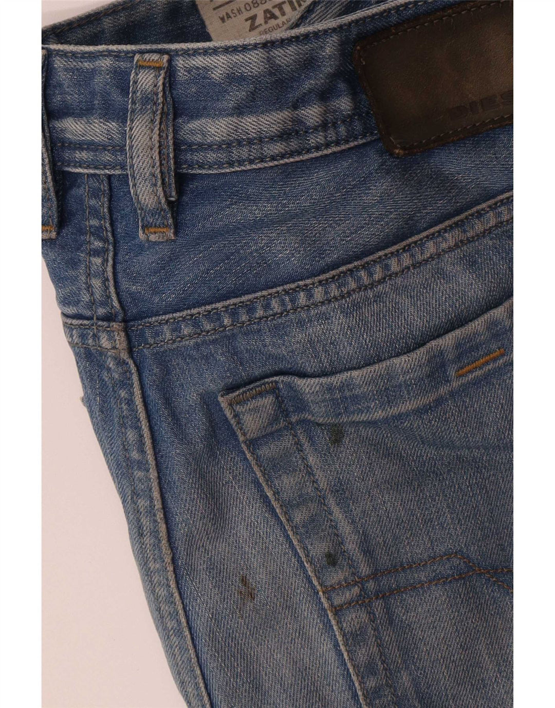 Diesel muške traperice Zatiny Regular Bootcut W30 L30 plavi pamuk