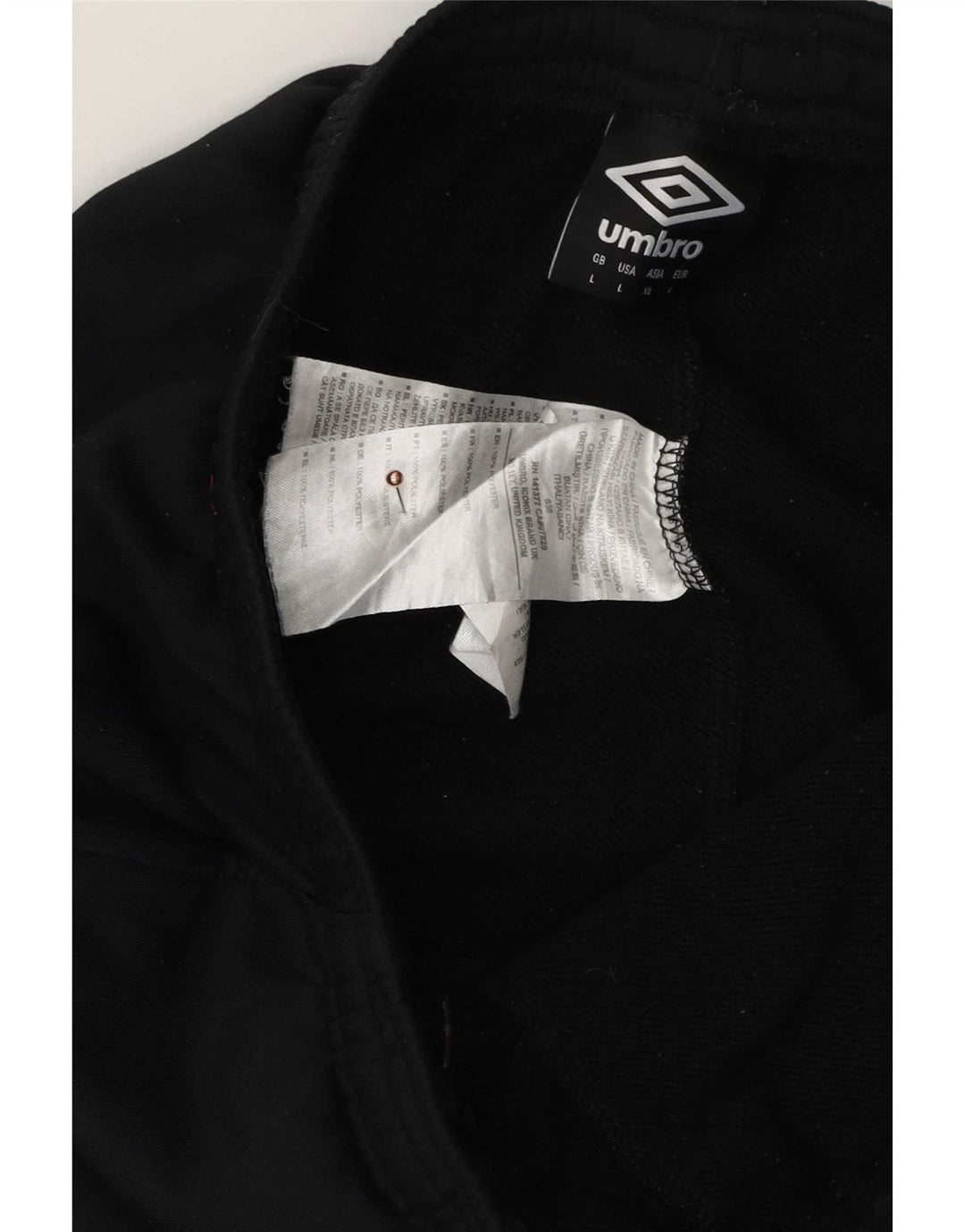 Umbro muške tajice velike crne sportske poliesterske
