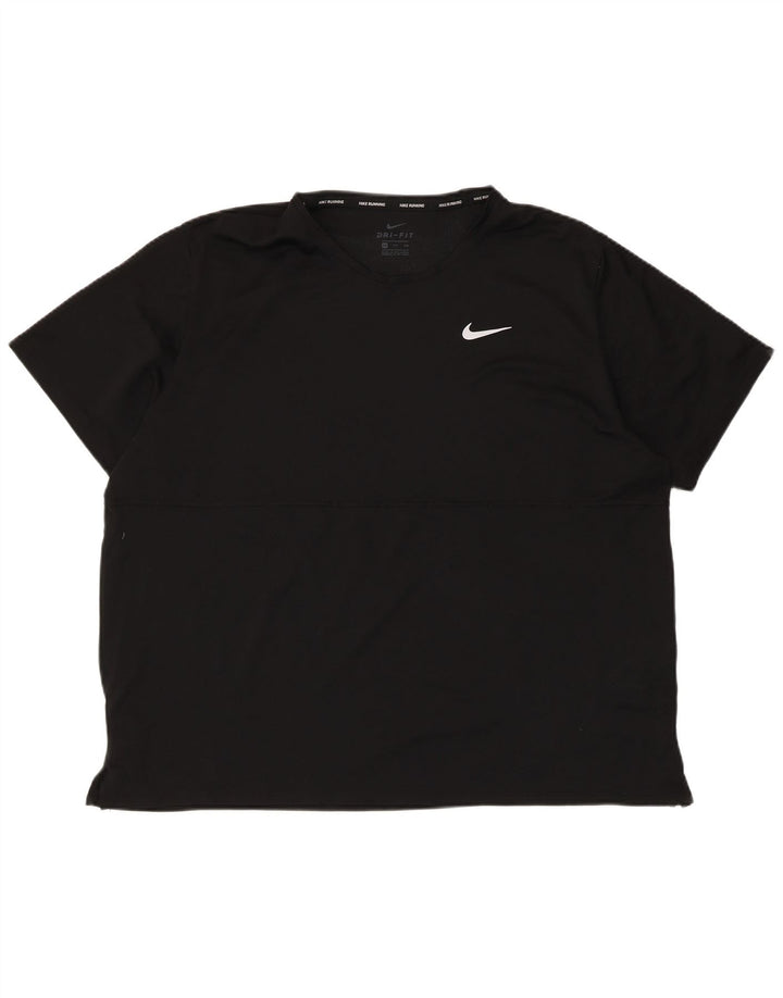 Nike Dri Fit T-Shirt Top 2XL crni poliester