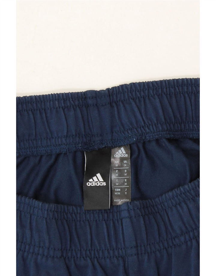 ADIDAS Mens Graphic Sport Shorts Medium Navy Blue Vintage Adidas and Second-Hand Adidas from Messina Hembry 