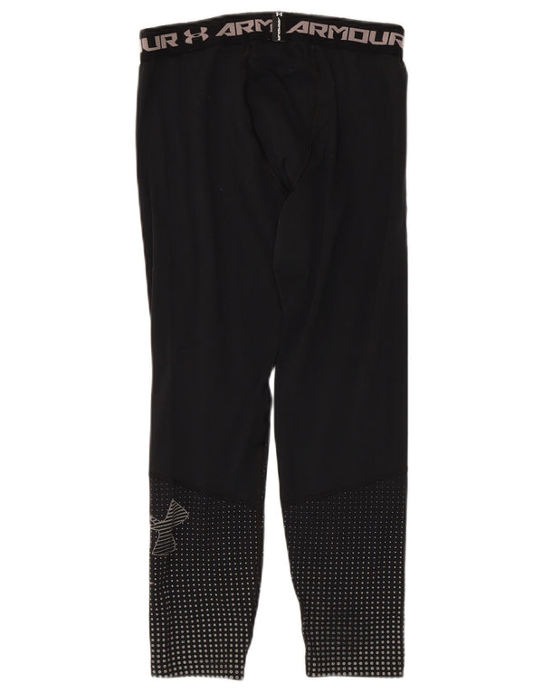 Under Armour Boys Cold Gear grafičke tajice 13-14 godina XL crni poliester
