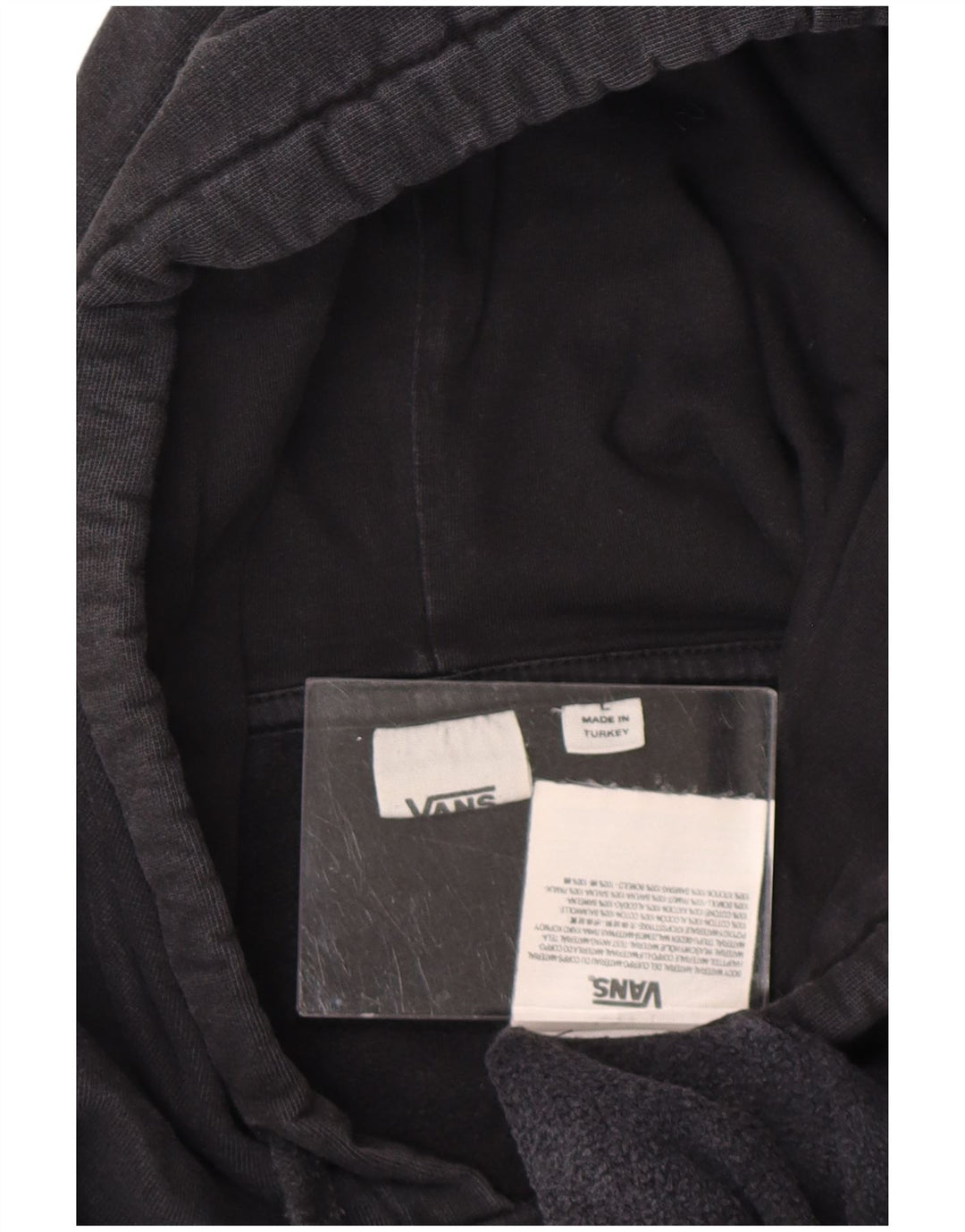 VANS Ženska jakna s kapuljačom s kapuljačom s grafičkim motivima UK 16 Veliki tamnoplavi pamuk