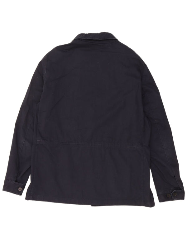 Massimo Dutti muška pomoćna jakna UK 40 Large tamnoplavi pamuk