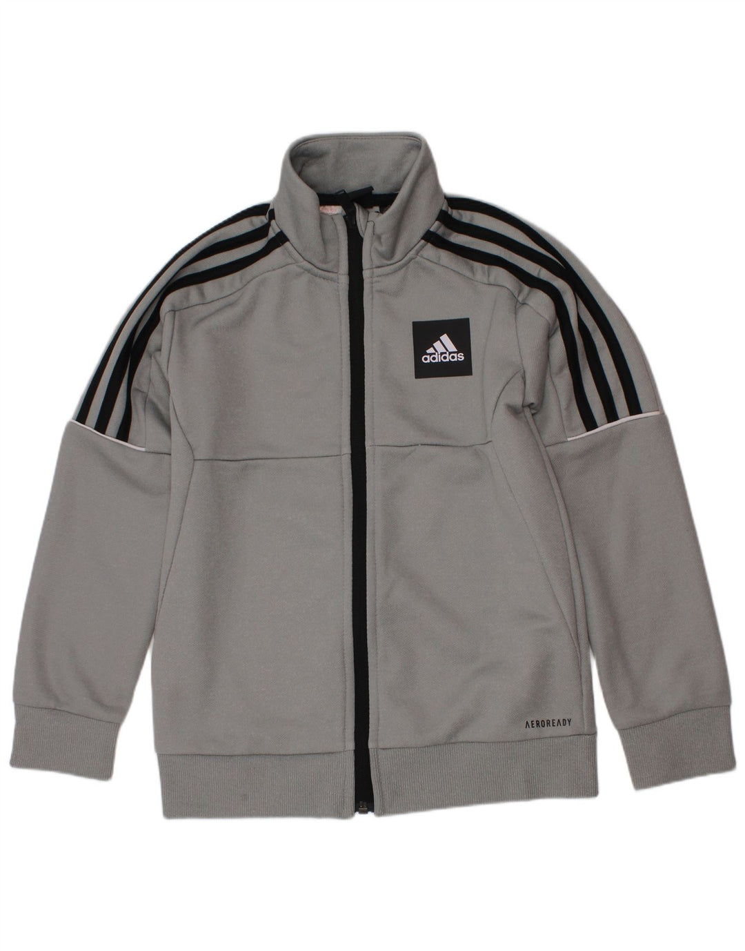 Adidas Boys Aeroready Gornja jakna trenirke 7-8 godina sivi poliester