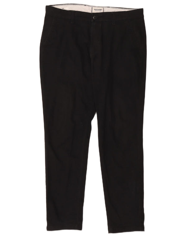 Jack & Jones muške uske chino hlače W34 L32 crne