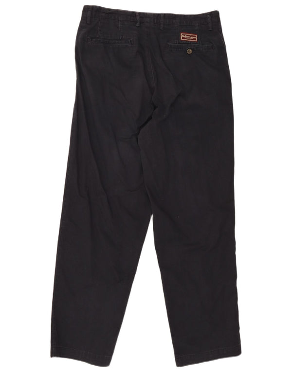 Marlboro Classics muške ravne chino hlače EU 52 XL W38 L31 tamnoplave