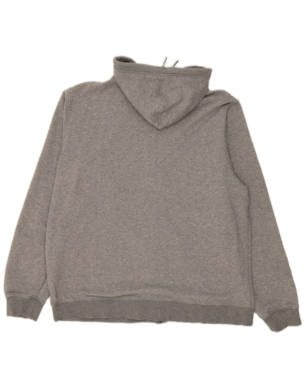 Puma muški pulover s kapuljačom na patentni zatvarač 2XL, sivi flekasti pamuk