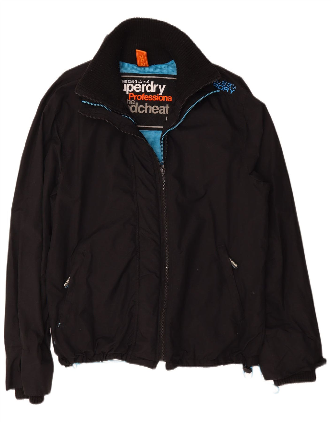 Superdry muška grafička vjetrovka jakna UK 44 2XL crni najlon