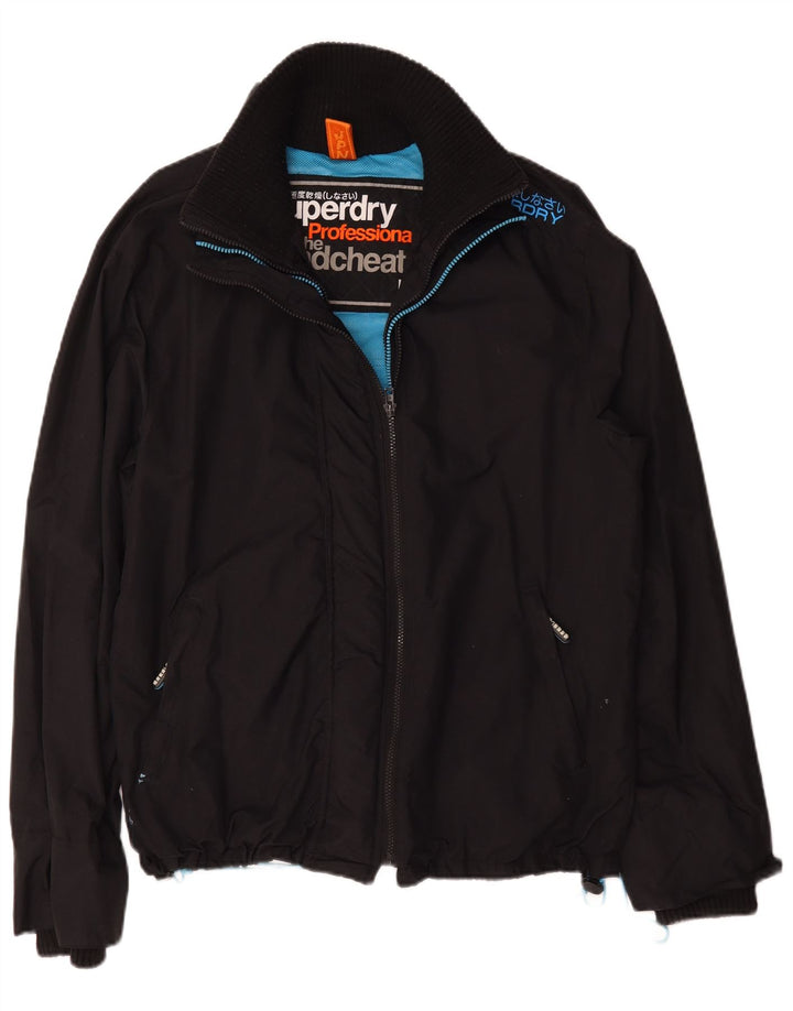 Superdry muška grafička vjetrovka jakna UK 44 2XL crni najlon