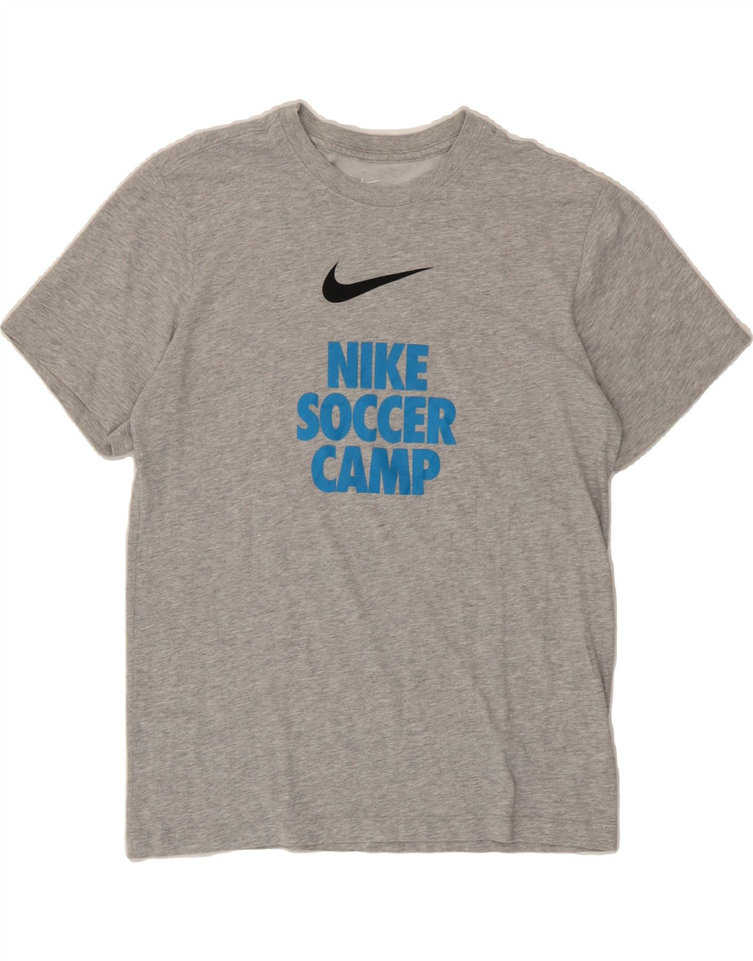 NIKE Womens Graphic T-Shirt Top UK 14 Medium Grey Cotton Vintage Nike and Second-Hand Nike from Messina Hembry 