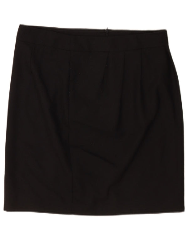 Moschino ženska mini suknja UK 12 srednje W30 crni poliester
