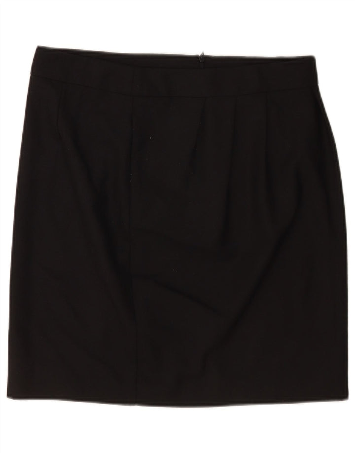 Moschino ženska mini suknja UK 12 srednje W30 crni poliester
