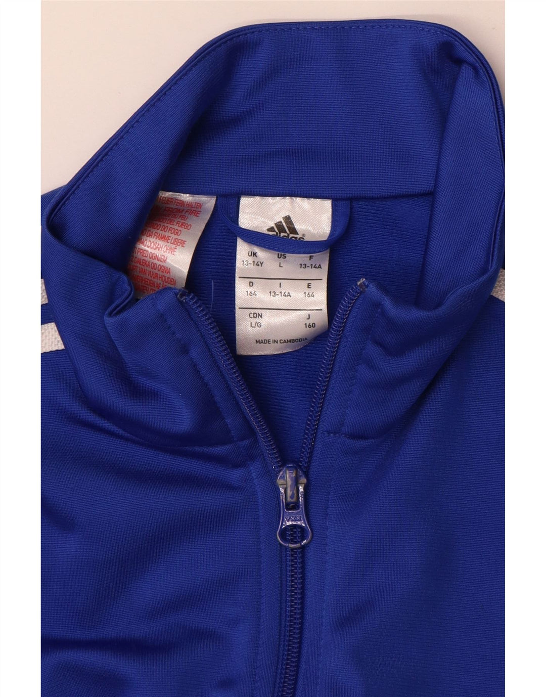 Adidas plava poliesterska trenirka za dječake 13-14 godina