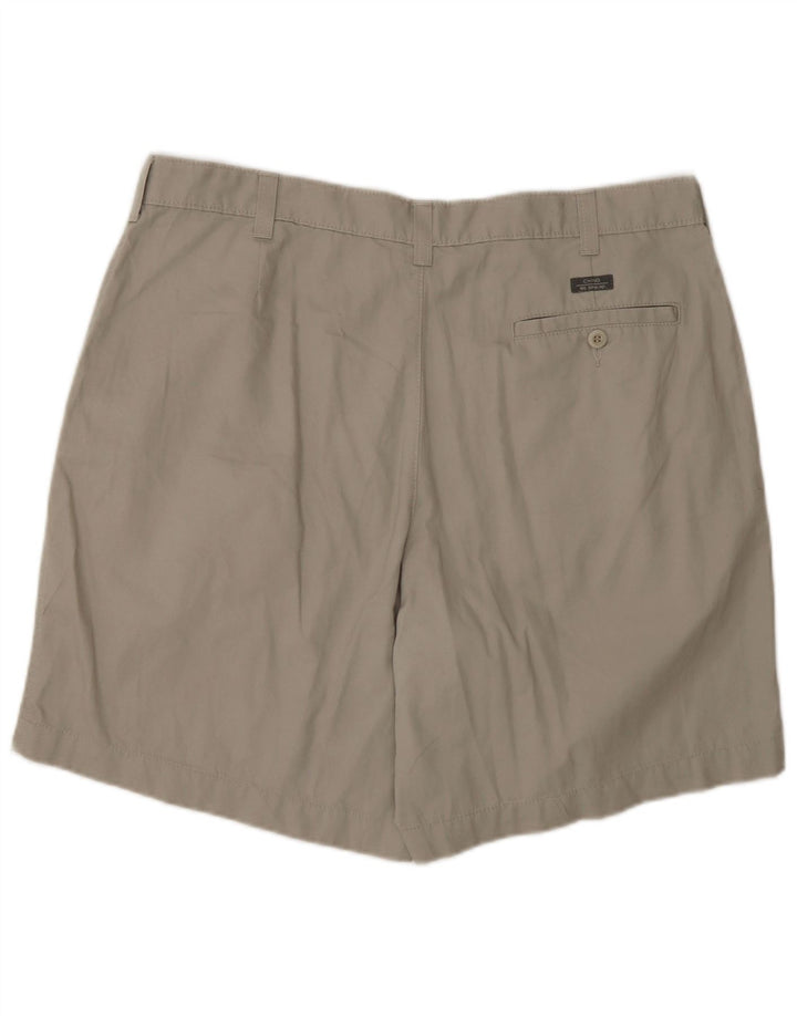 Marks & Spencer Mens Blue Harbor Chino kratke hlače W36 Veliki sivi pamuk