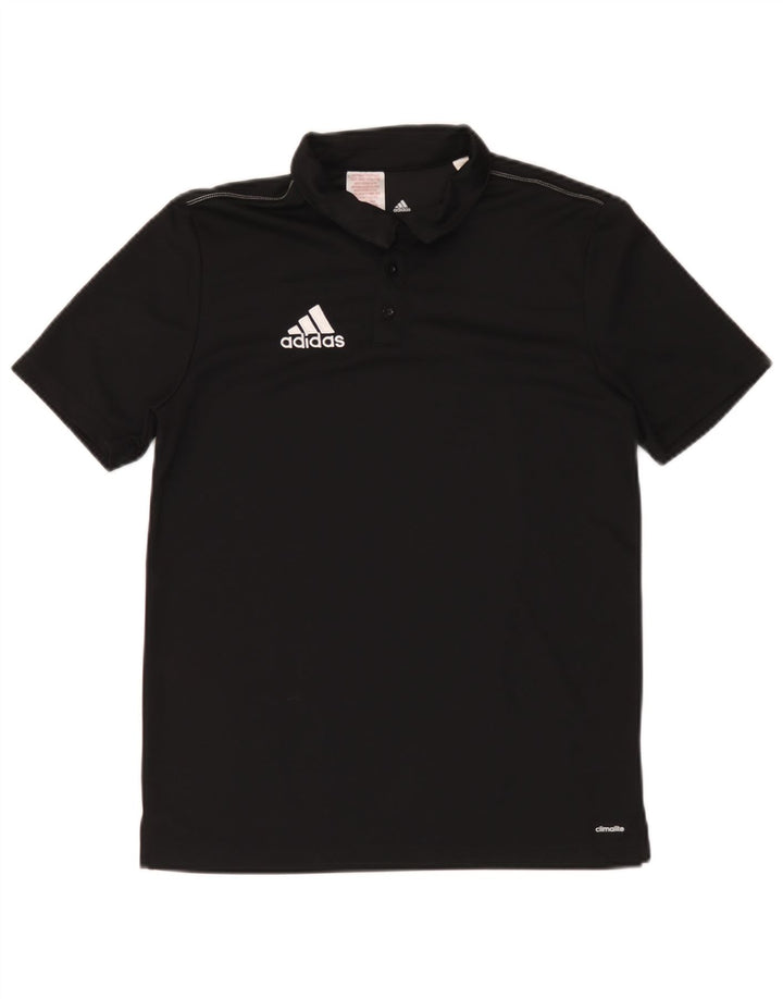 Adidas Climalite polo majica za dječake 13-14 godina crna poliester