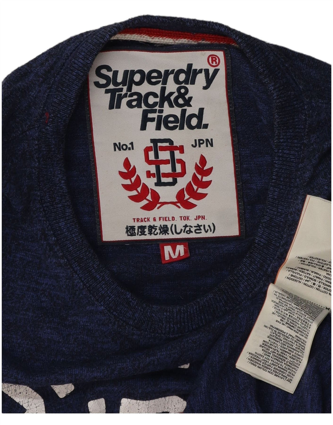 SUPERDRY muška grafička majica kratkih rukava Srednje plavi pamuk