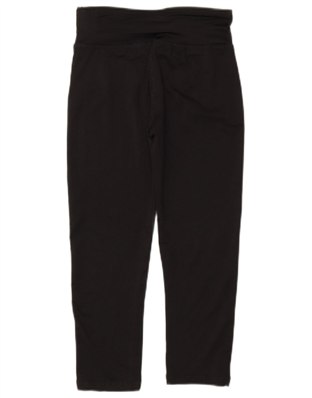 Reebok Girls Capri Graphic Leggings 10-11 Years Black Poliester