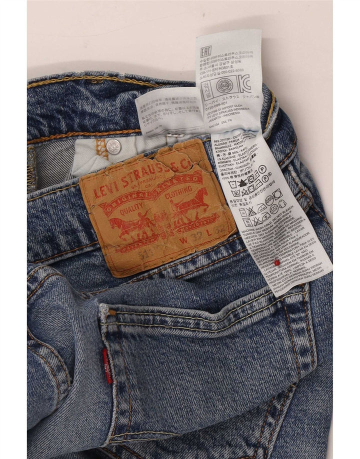 Levi's muške 511 uske traperice W32 L32 plavi pamuk