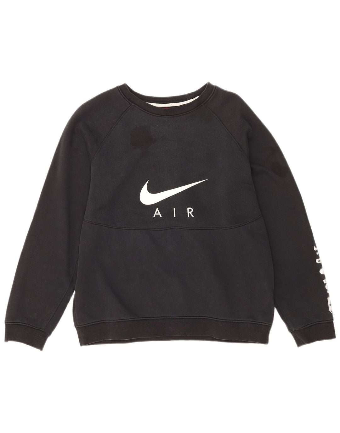 NIKE Boys Graphic Sweatshirt Džemper 13-14 godina XL crni pamuk