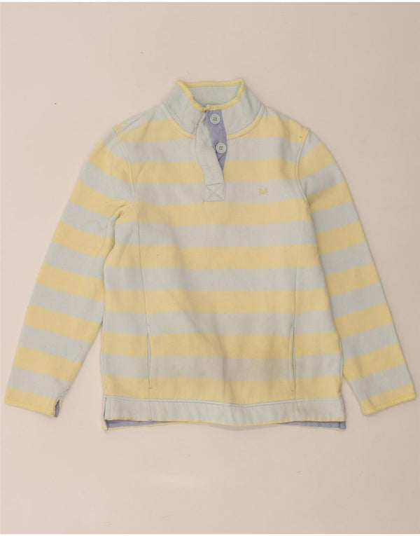 Crew Clothing Ženska majica s kratkim rukavima UK 8 Mala žuta na pruge