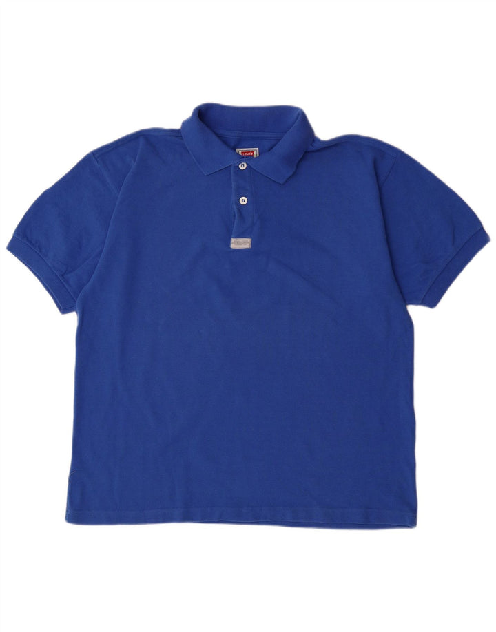 LEVI'S muška polo majica velika plava pamuk