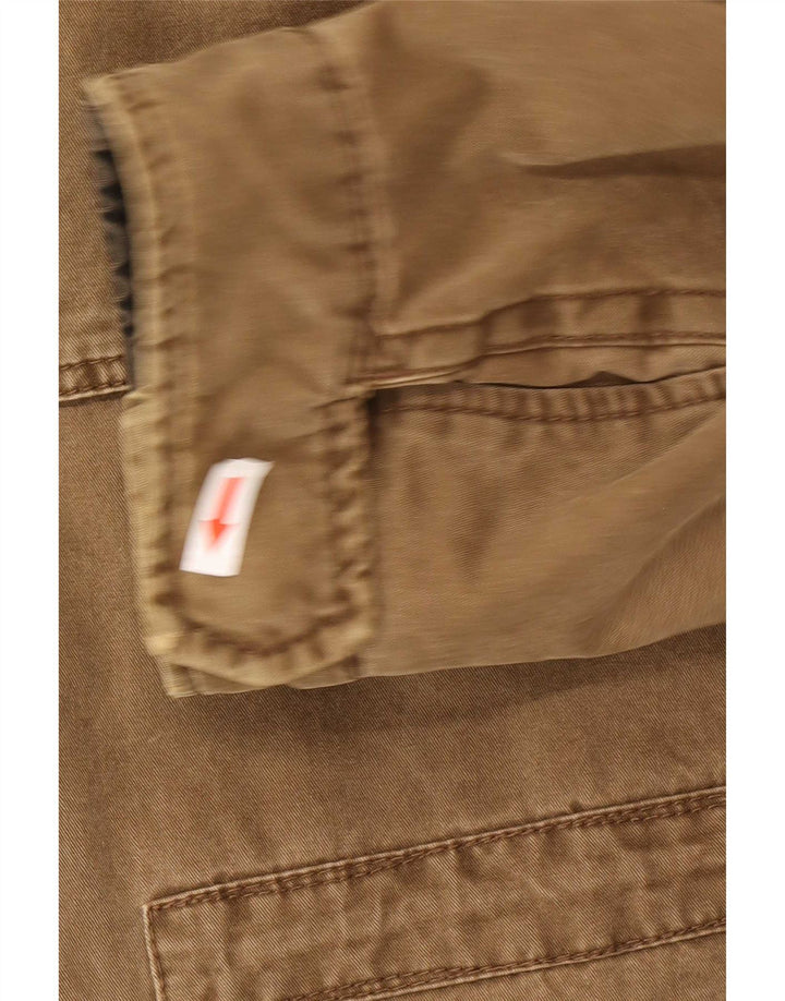 Camel Active muška vojna jakna IT 56 3XL smeđi pamuk