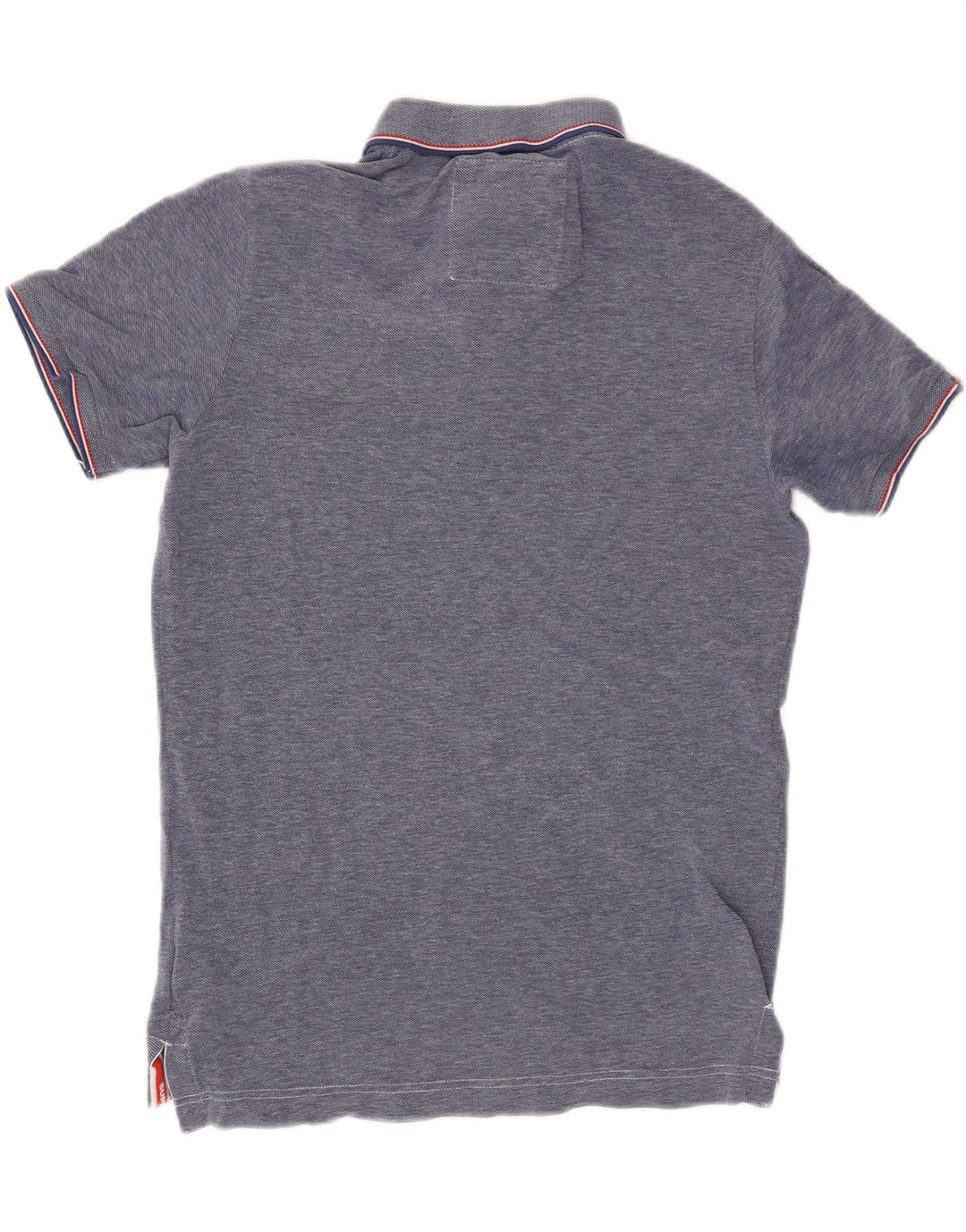 Superdry muška polo majica Srednje plavi pamuk