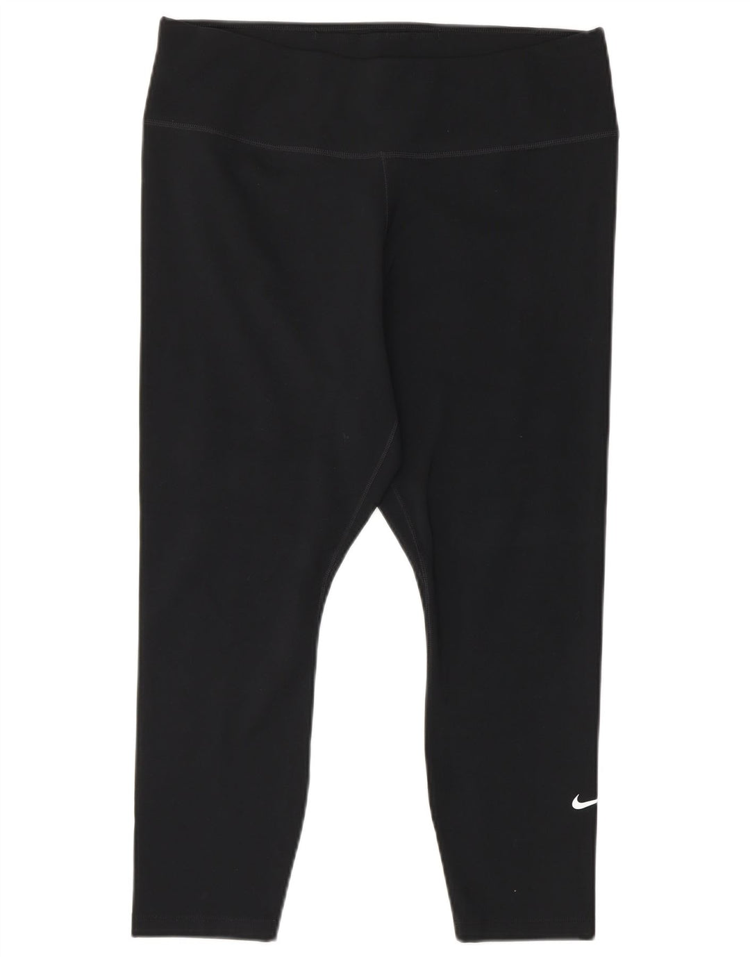 NIKE ženske Dri Fit Capri tajice UK 14 veliki crni poliester