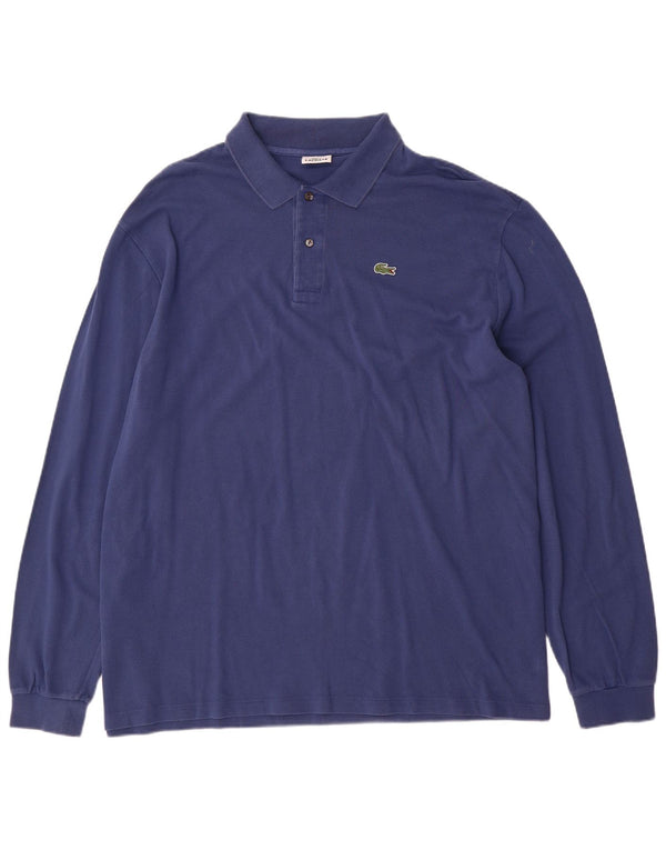 Lacoste muška polo majica dugih rukava veličina 9 4XL tamnoplavi pamuk
