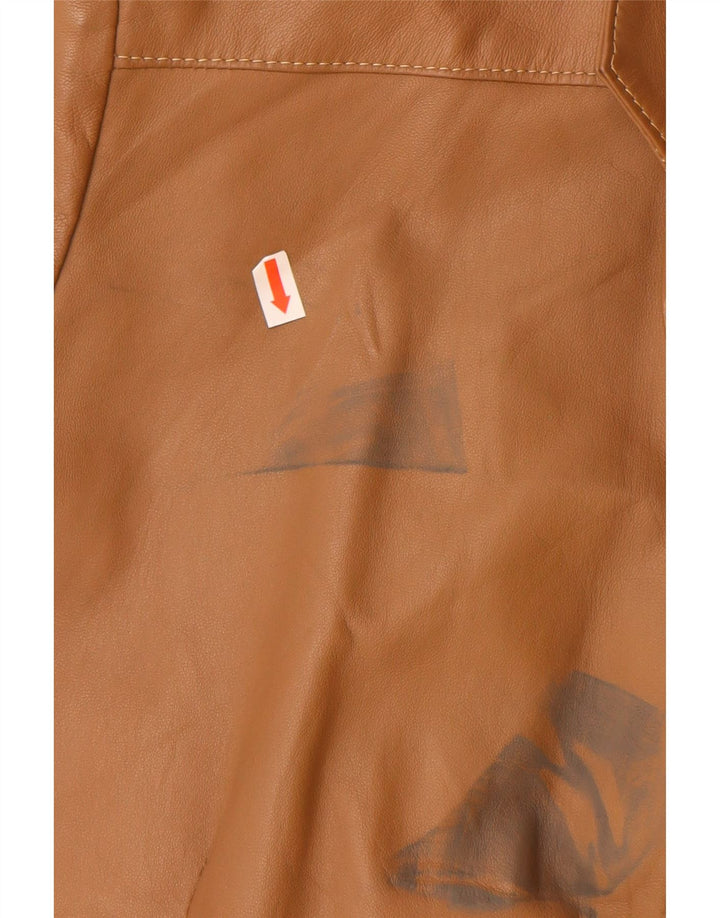 VINTAGE muška kožna jakna sa 2 gumba IT 48 srednje bež koža