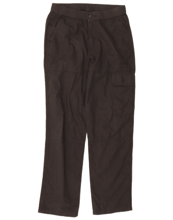 Levi's muške ravne kargo hlače male W28 L30 crni pamuk