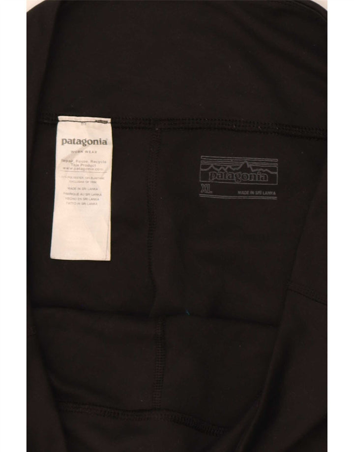Patagonia ženske tajice UK 18 XL crni poliester