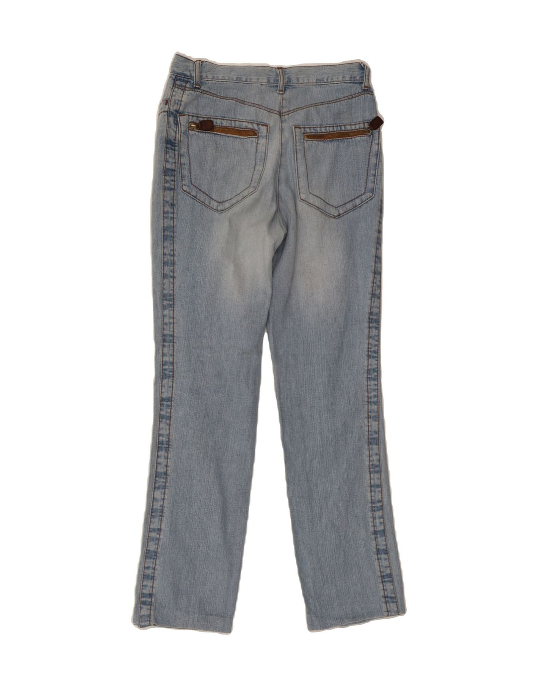 FENDI Womens Straight Jeans W26 L29 Blue Cotton Vintage Fendi and Second-Hand Fendi from Messina Hembry 