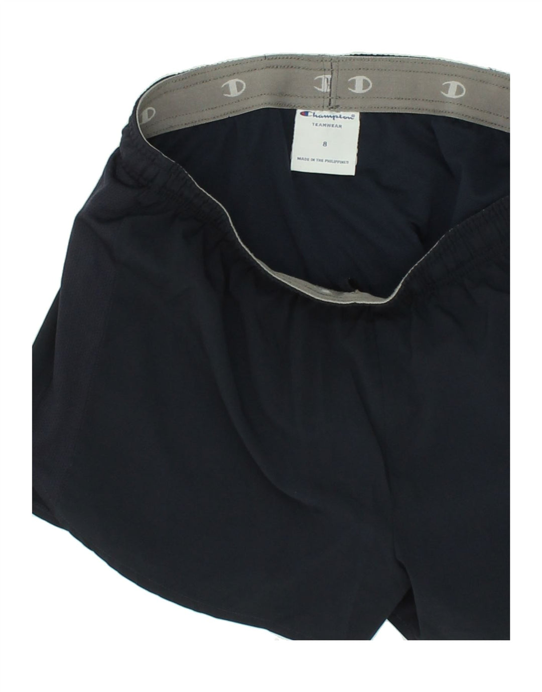 CHAMPION Boys Sport Shorts 7-8 Years Navy Blue Polyester Vintage Champion and Second-Hand Champion from Messina Hembry 