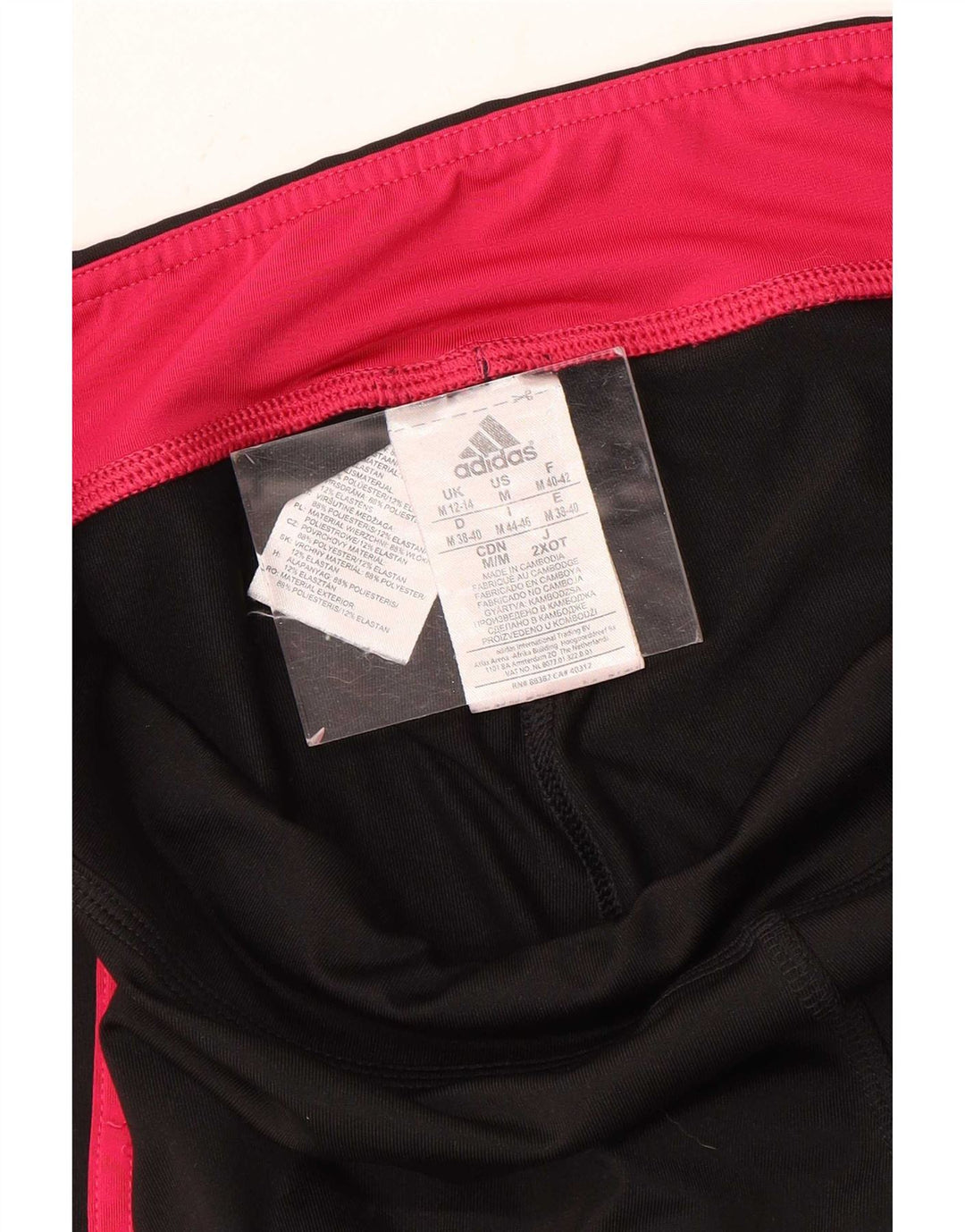 Adidas ženske Climalite Capri tajice UK 12/14 Srednje crni poliester