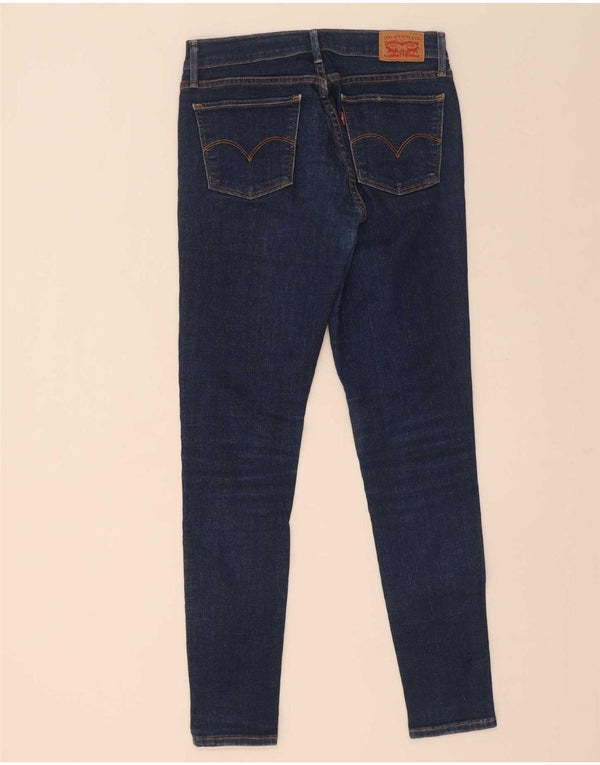 Levi's ženske 710 super uske traperice W27 L30 tamnoplavi pamuk