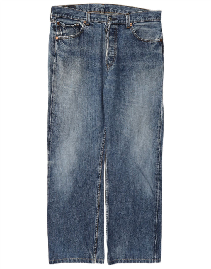 Levi's muške 501 ravne traperice W34 L30 plave